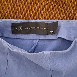 Armani Exchange plain front shorts